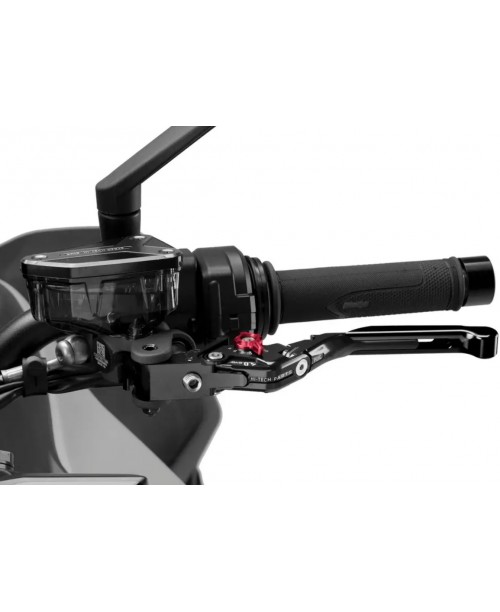 Рычаг сцепления PUIG 4.0 BLACK/RED KAWASAKI Z650 2025