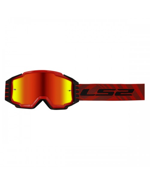 Очки кроссовые LS2 CHARGER PRO RED WITH IRIDIUM VISOR