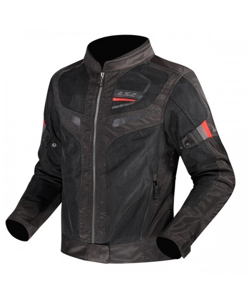 Куртка женская LS2 GARDA AIR LADY BLACK RED