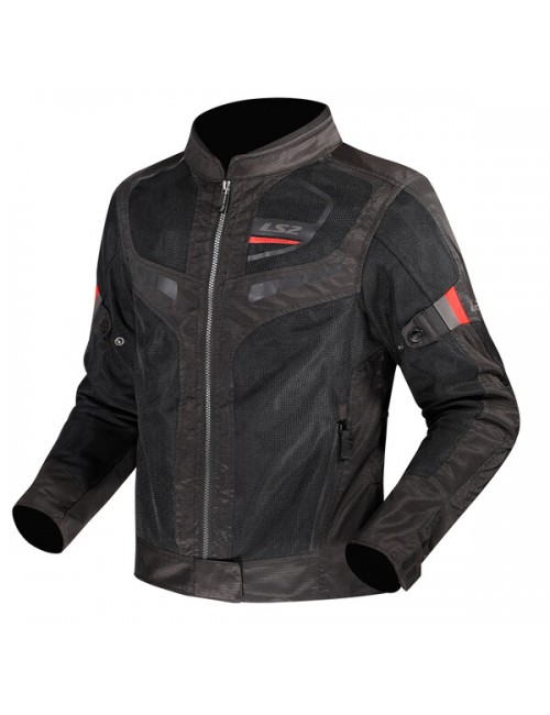 Куртка женская LS2 GARDA AIR LADY BLACK RED