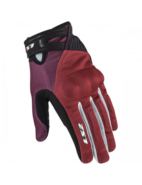 Перчатки женские LS2 DART 2 LADY BLACK RED GREY