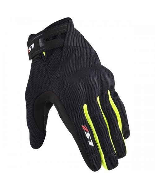 Перчатки LS2 DART 2 BLACK H-V YELLOW