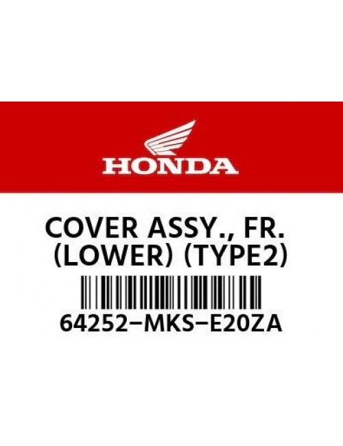 Крышка переднего обтекателя нижняя HONDA CRF1100 Africa Twin Adventure Sport 2021 64252-MKS-E20ZA