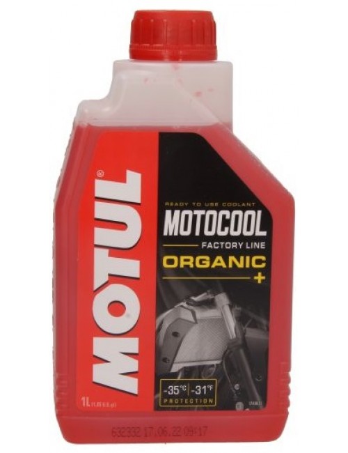 Антифриз MOTUL ORGANIC + FACTORY LINE t -35°C +136°C 1L