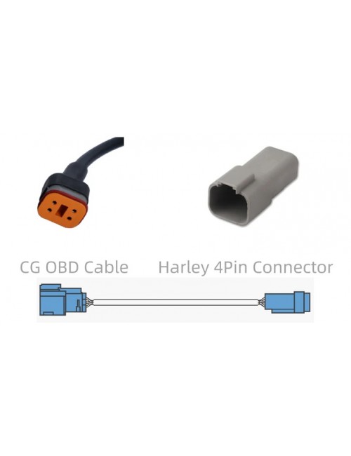 Кабель адаптер CHIGEE 4PIN CG OBD Wireless для мотоциклов HARLEY-DAVIDSON