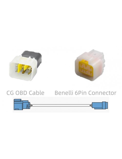 Кабель адаптер CHIGEE 6PIN CG OBD Wireless для мотоциклов с ECU DELPHI