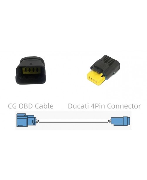 Кабель адаптер CHIGEE 4PIN CG OBD Wireless для мотоциклов DUCATI