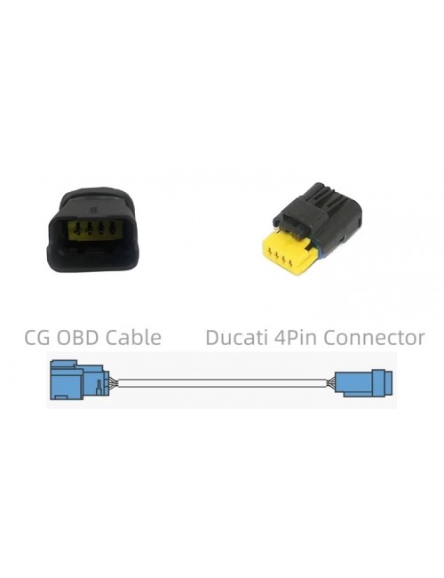 Кабель адаптер CHIGEE 4PIN CG OBD Wireless для мотоциклов DUCATI