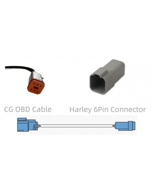Кабель адаптер CHIGEE 6PIN CG OBD Wireless для мотоциклов HARLEY-DAVIDSON