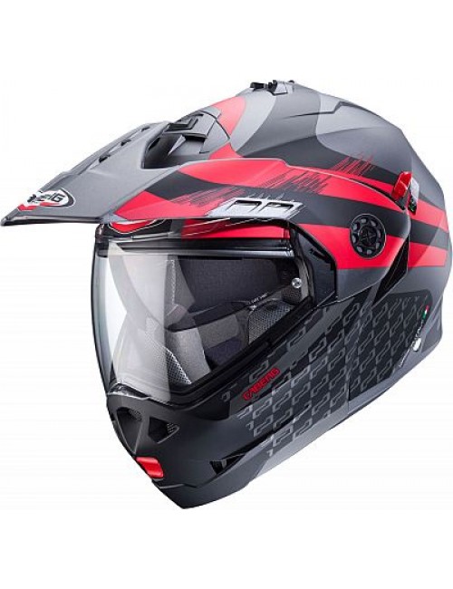 Шлем CABERG TOURMAX X SARABE MATT GUN/BLACK/RED
