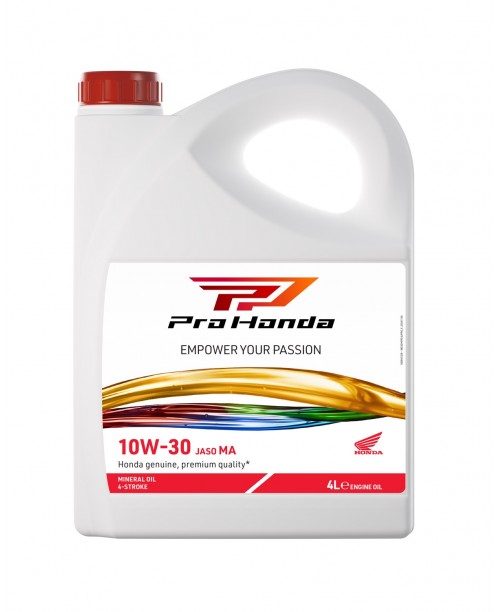 Масло моторное 4T HONDA PRO 10W30 MA 4л для мотоциклов