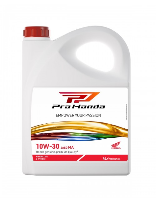 Масло моторное 4T HONDA PRO 10W30 MA 4л для мотоциклов