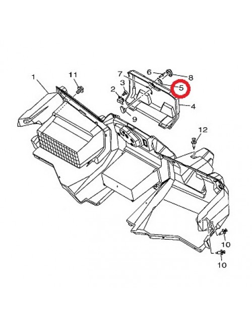 Шайба стопорная фиксатора бардачка YAMAHA GRIZZLY 700 2014-2021 1XD-F1515-00-00 Шайба стопорная фиксатора бардачка YAMAHA GRIZZLY 700 2014-2021 1XD-F1515-00-00