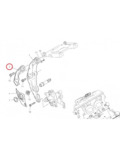 Кожух теплозащитный верхний DUCATI MULTISTRADA V4 Pikes Peak 2023 4601H623A Кожух теплозащитный верхний DUCATI MULTISTRADA V4 Pikes Peak 2023 4601H623A