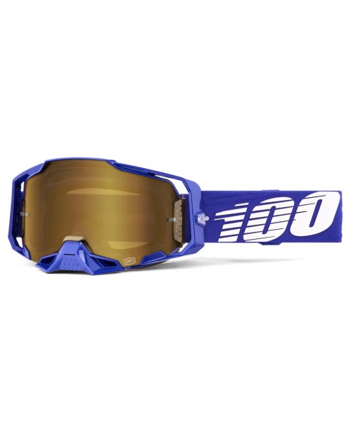 Очки кроссовые 100% ARMEGA KLEIN MIRROR TRUE GOLD