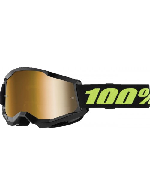 Очки кроссовые 100% STRATA 2 SOLAR ECLIPS MIRROR GOLD Очки кроссовые 100% STRATA 2 SOLAR ECLIPS MIRROR GOLD