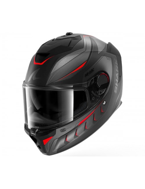 Шлем SHARK SPARTAN GT PRO CARBON MEKARIUM Matt Carbon/Anthracite/Red