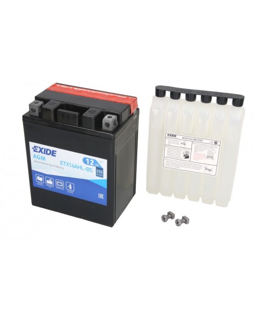 Аккумулятор YTX14AHL-BS EXIDE 210A P+ 134x89x164 мм