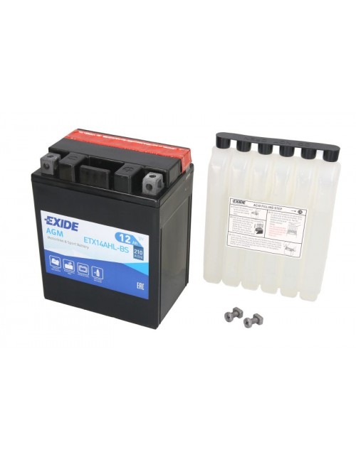 Аккумулятор YTX14AHL-BS EXIDE 210A P+ 134x89x164 мм