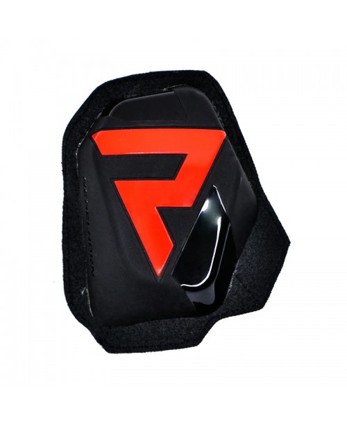 Наколенники REBELHORN SLIDERS Velcro System Black/Fluo Red