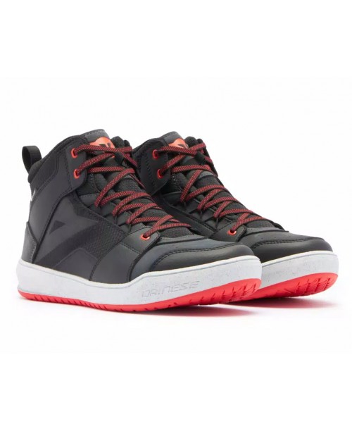 Ботинки DAINESE SUBURB D-WP BLACK/WHITE/RED-LAVA