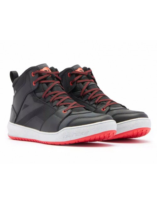 Ботинки DAINESE SUBURB D-WP BLACK/WHITE/RED-LAVA