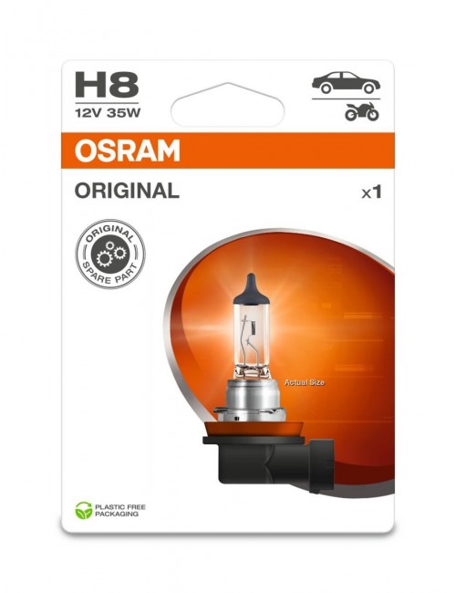 Лампа H8 OSRAM 12V 35W Лампа H8 OSRAM 12V 35W