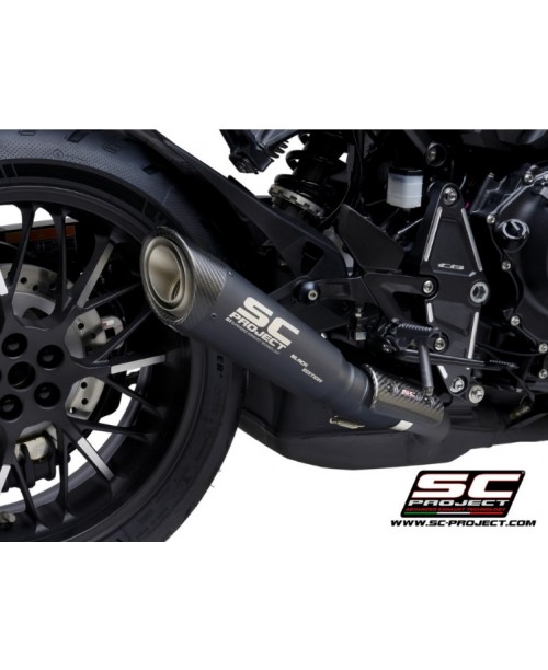 Глушители SC PROJECT HONDA CB1000R (2021 - 2025) S1 titanium exhaust, matt black