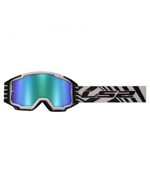 Очки кроссовые LS2 CHARGER PRO GOGGLE WHITE WITH IRIDIUM
