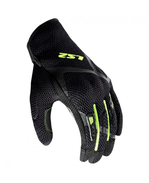 Перчатки LS2 RAY II MAN BLACK H-V YELLOW