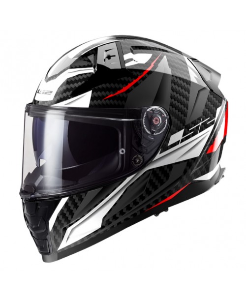 Шлем LS2 VECTOR II C SAVAGE WHITE RED GREY-06 FF811