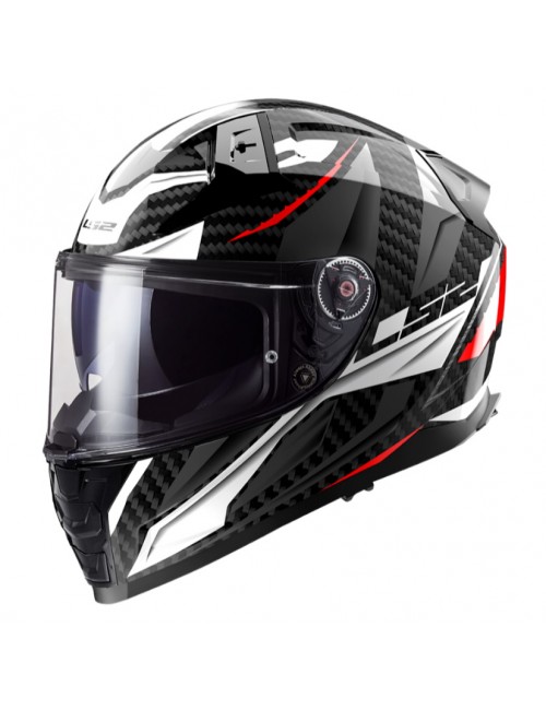 Шлем LS2 VECTOR II C SAVAGE WHITE RED GREY-06 FF811