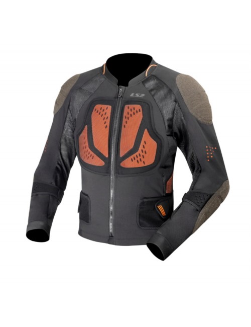 Куртка LS2 X-TERRAIN MAN JACKET BLACK H-V ORANGE
