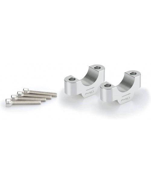 Райсер руля BMW R1200GS/Adventure (13-18), R1250GS/Adventure 20 mm Ø 32 mm Silver
