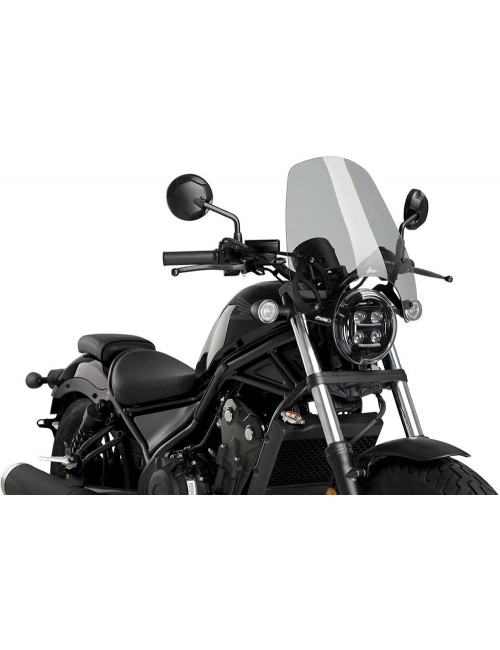 Ветровое стекло PUIG TOURING HONDA REBEL 300/500 9462H Ветровое стекло PUIG TOURING HONDA REBEL 300/500 9462H