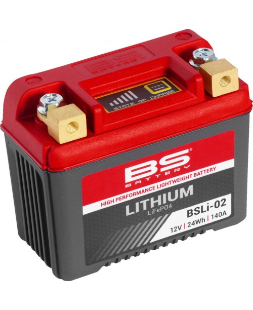Аккумулятор литиевый BSLI-02 BS BATTERY 12v 24wH , 107 x 56 x 85 HJTZ5S-FP-C