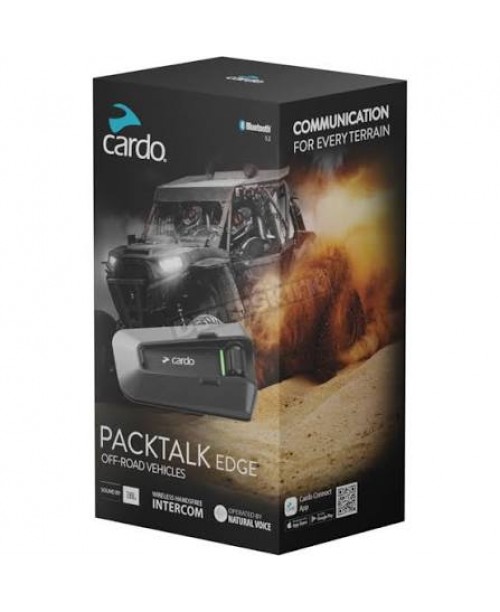 Гарнитура Bluetooth Cardo PACKTALK EDGE SINGLE ORV EDITION одинарный комплект