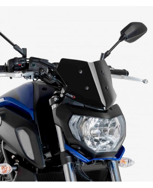 Стекло ветровое PUIG Yamaha MT07 Black 9666N