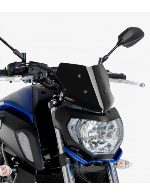 Стекло ветровое PUIG Yamaha MT07 Black 9666N