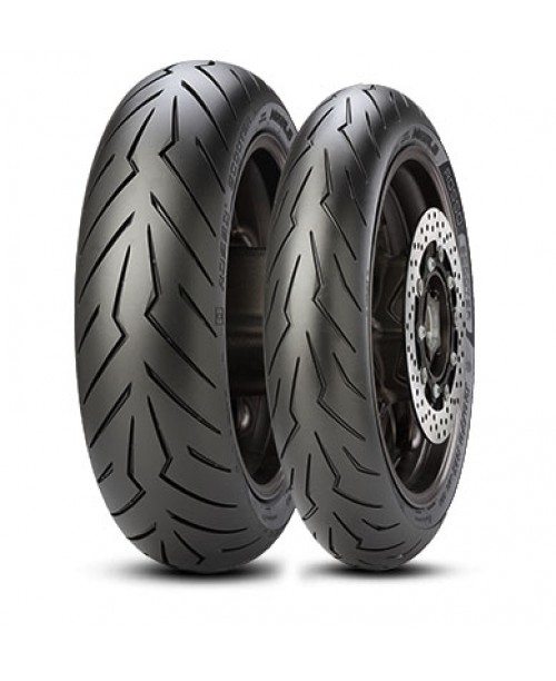 Скат 120/80-14 PIRELLI TL 58S DIABLO ROSSO SCOOTER Перёд