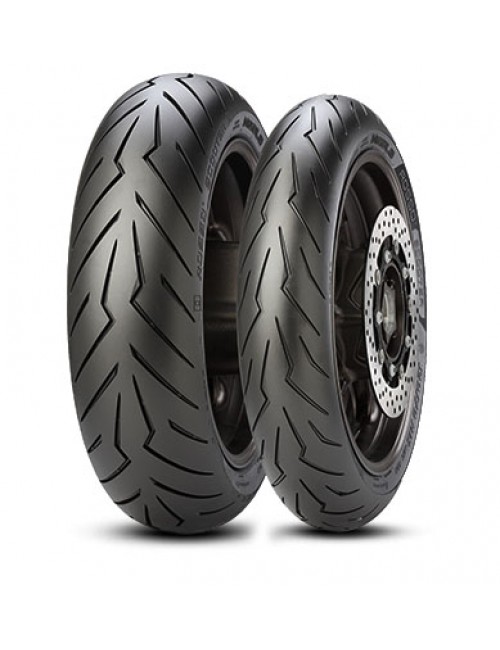 Скат 120/80-14 PIRELLI TL 58S DIABLO ROSSO SCOOTER Перёд