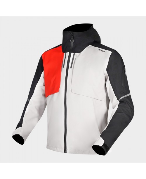 Куртка LS2 AXEL MAN JACKET GREY BLACK RED