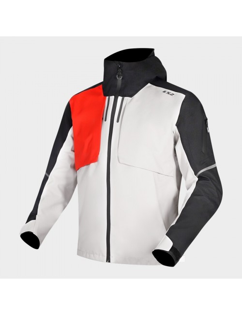 Куртка LS2 AXEL MAN JACKET GREY BLACK RED