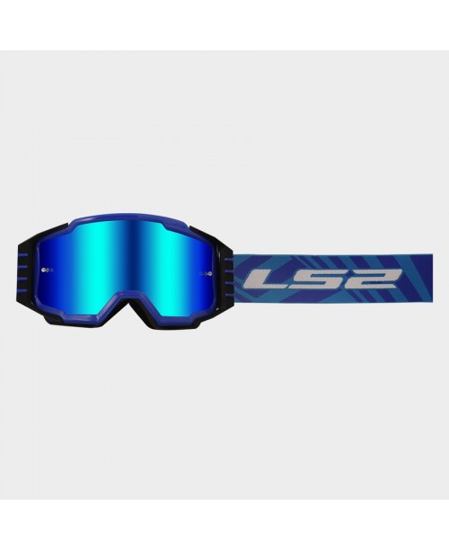 Очки кроссовые LS2 CHARGER PRO KID GOGGLE BLUE IRIDIUM VISOR