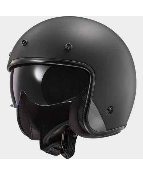Шлем LS2 BOB ll SOLID MATT BLACK-06 OF601