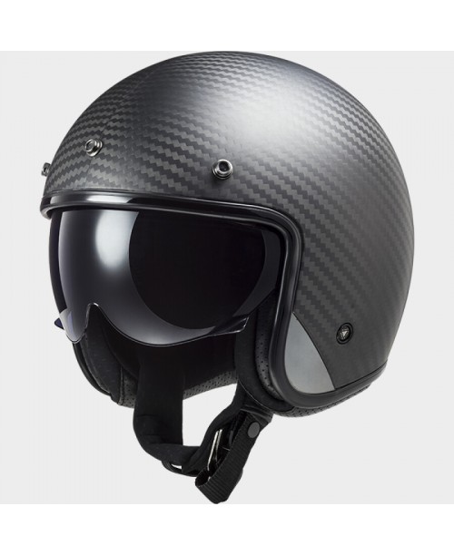 Шлем LS2 BOB ll SOLID MATT CARBON-06 OF601