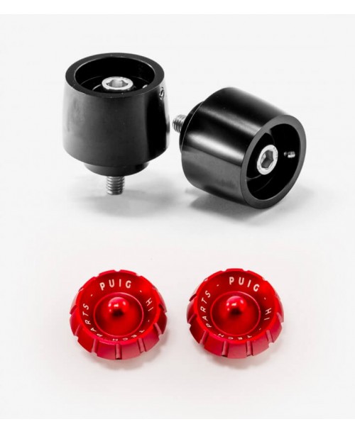 Заглушки рулевых грузиков PUIG RED 9420R